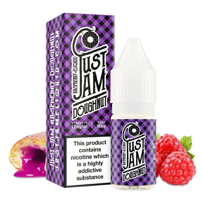 10ml Just Jam Raspberry Doughnut 5d48d163 da5c 4ae7 a8c6 351531281bd9