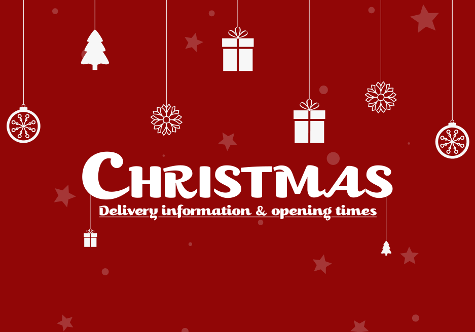 Christmas Opening Times & Delivery Information