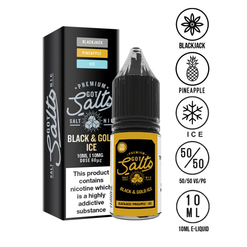 GotSaltsBlackandGoldIce10ml