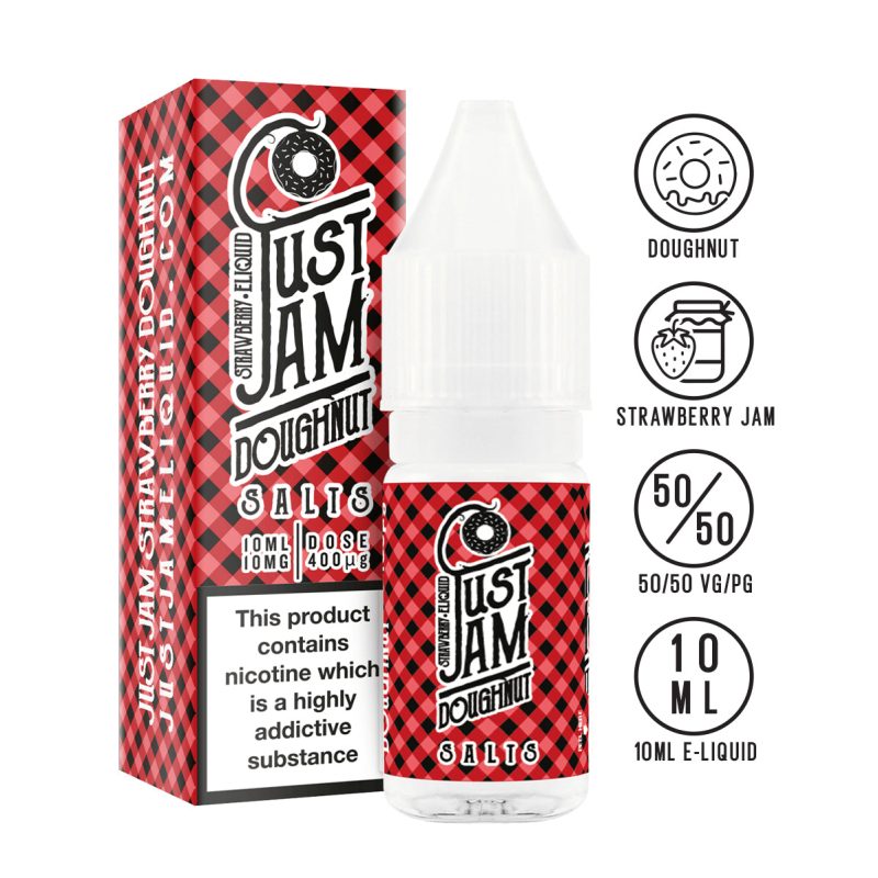 JJSaltsStrawberryDoughnut10ml