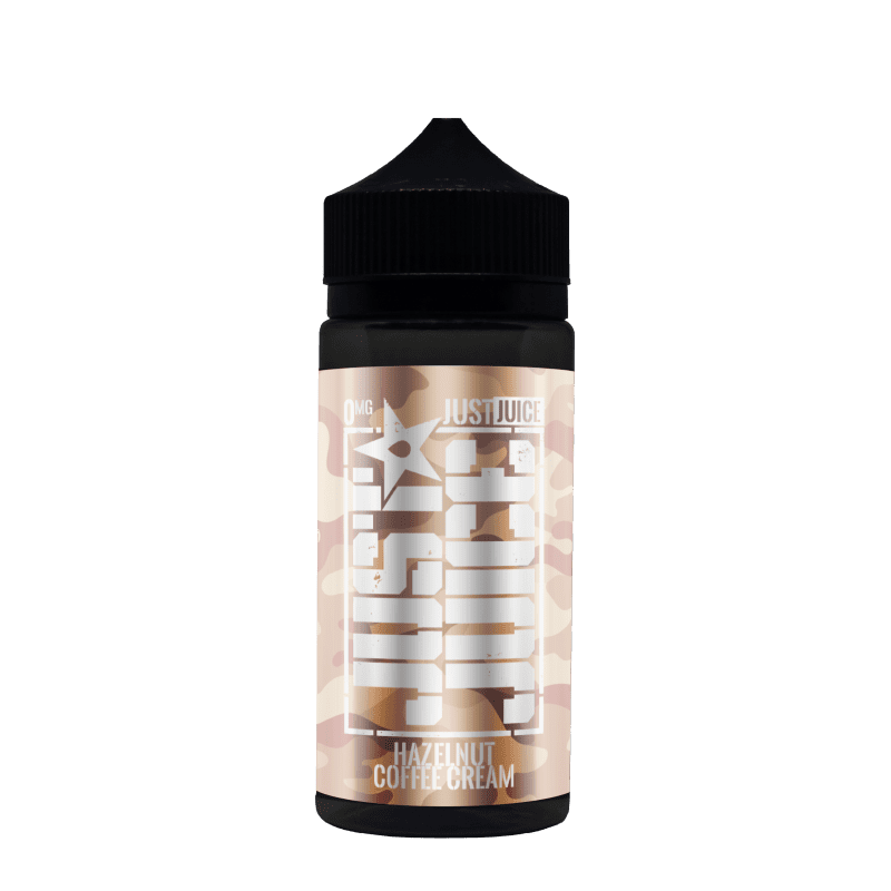 Just Juice Hazelnut Coffee Cream 100ML Mock up f6647771 4654 429c b116 b824b8dded7b