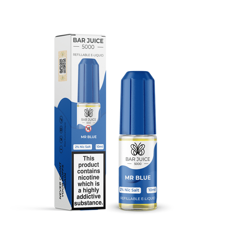 Mr Blue Bar Juice Nic Salt Elux Bar E Liquid 2