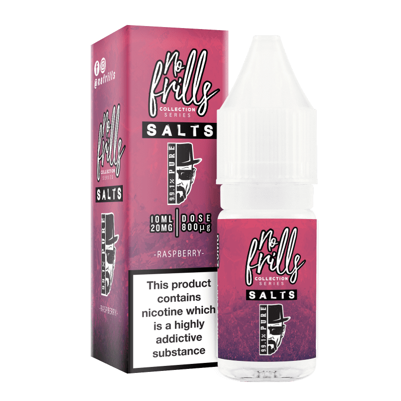 No Frills 99.1 Pure Salt Raspberry