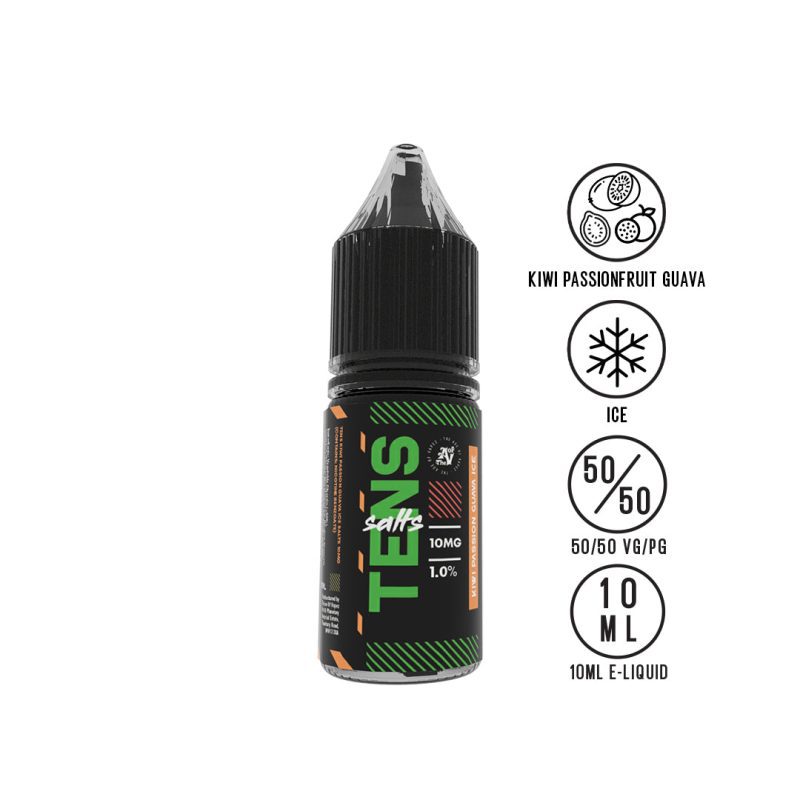 TensSaltsKiwiPassionfruitGuavaIce10ml