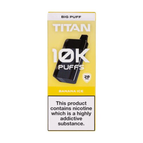 Titan10kRechargeableDisposableVapeBannaIce