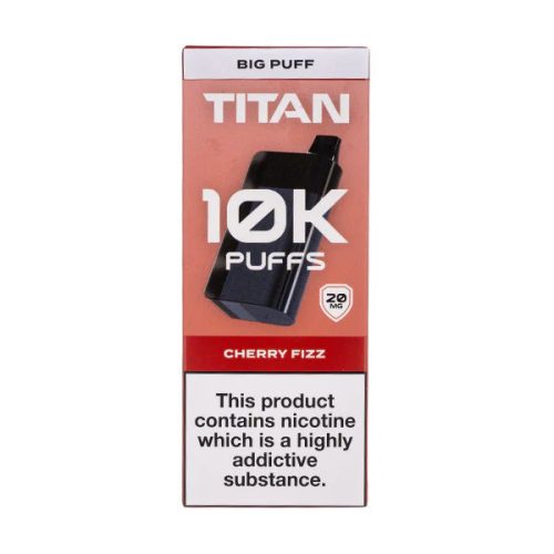 Titan10kRechargeableDisposableVapeCherryFizz