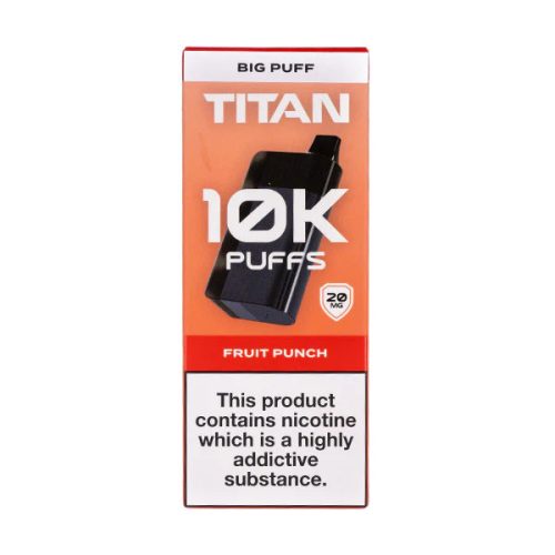 Titan10kRechargeableDisposableVapeFruitPunch