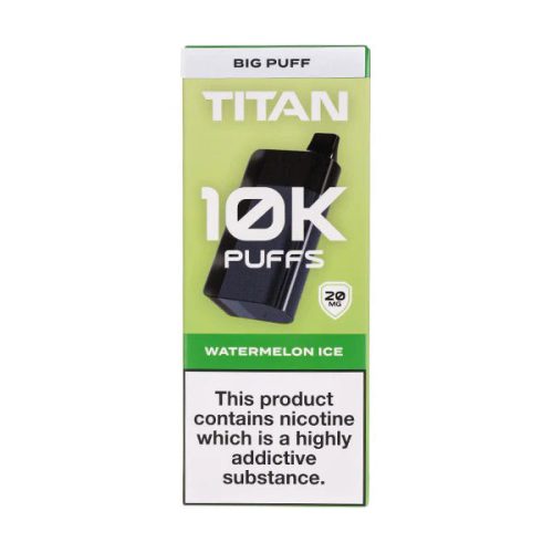 Titan10kRechargeableDisposableVapeWAtermelonIce