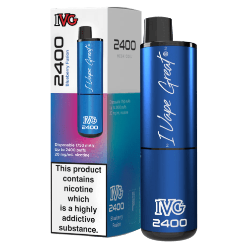 ivg 2400 disposable vape 1750 blueberry fusion