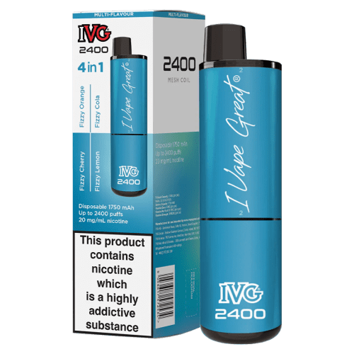 ivg 2400 disposable vape fizzy edition