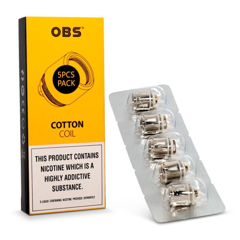 obs m1 cotton coils 5 pack